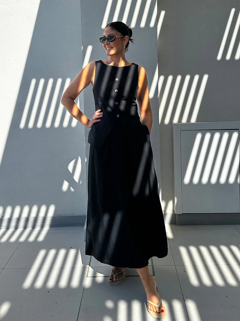 VMFRIBA Long Skirt - Black