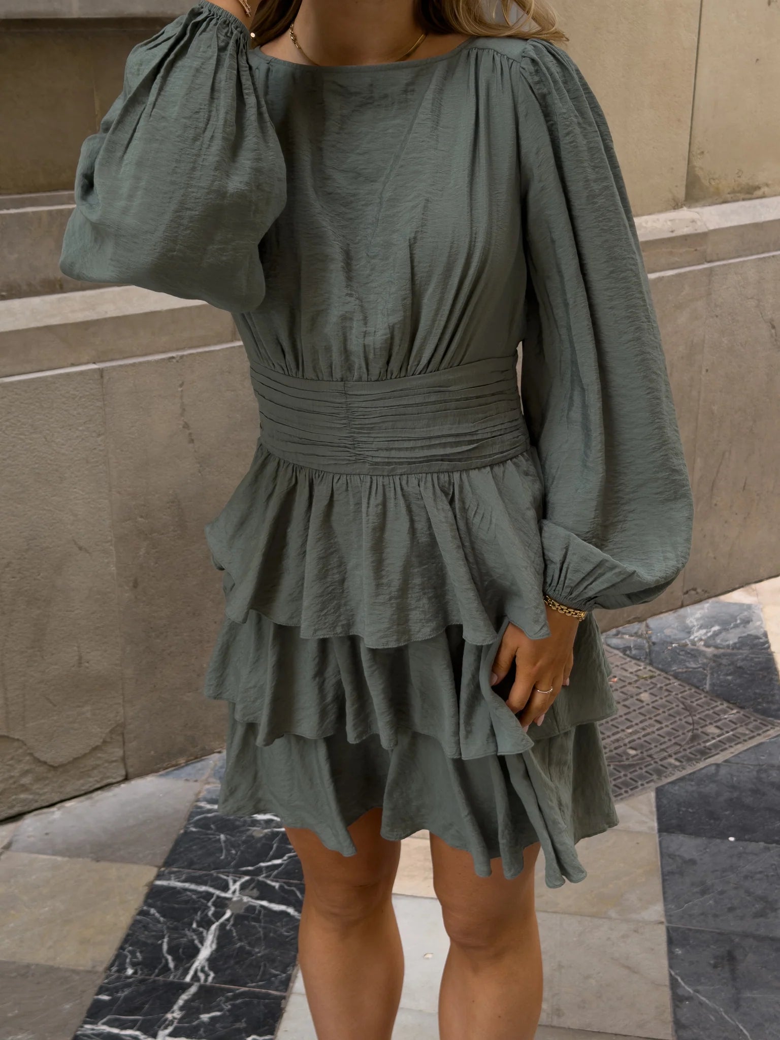 VMLISE Short Dress - Laurel Wreath