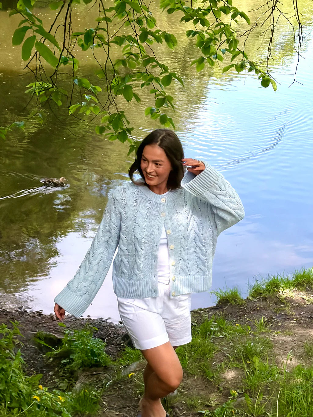 VMSVEA Knit Cardigan - Cashmere Blue