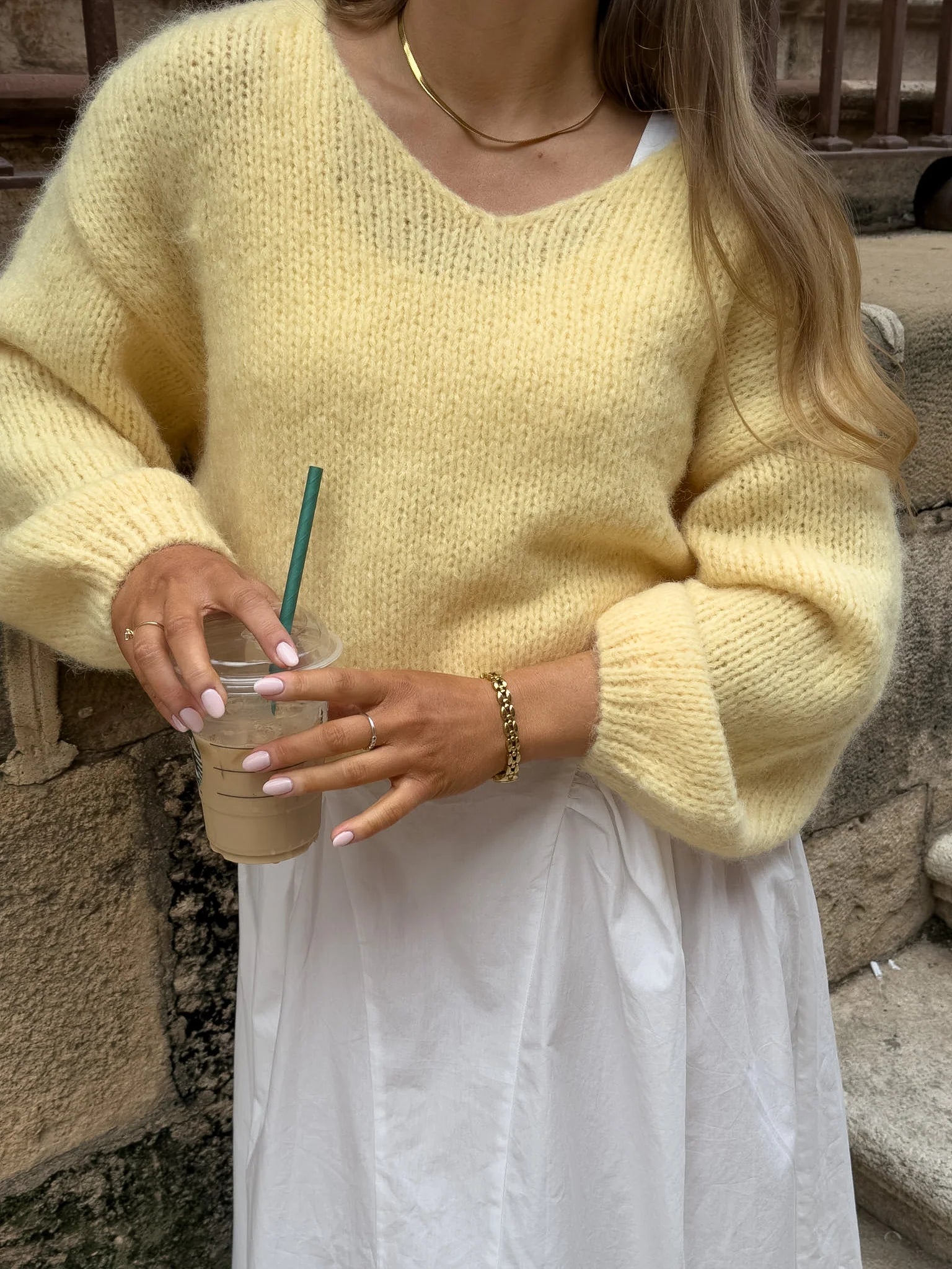 VMMAYBE Pullover - Pale Banana