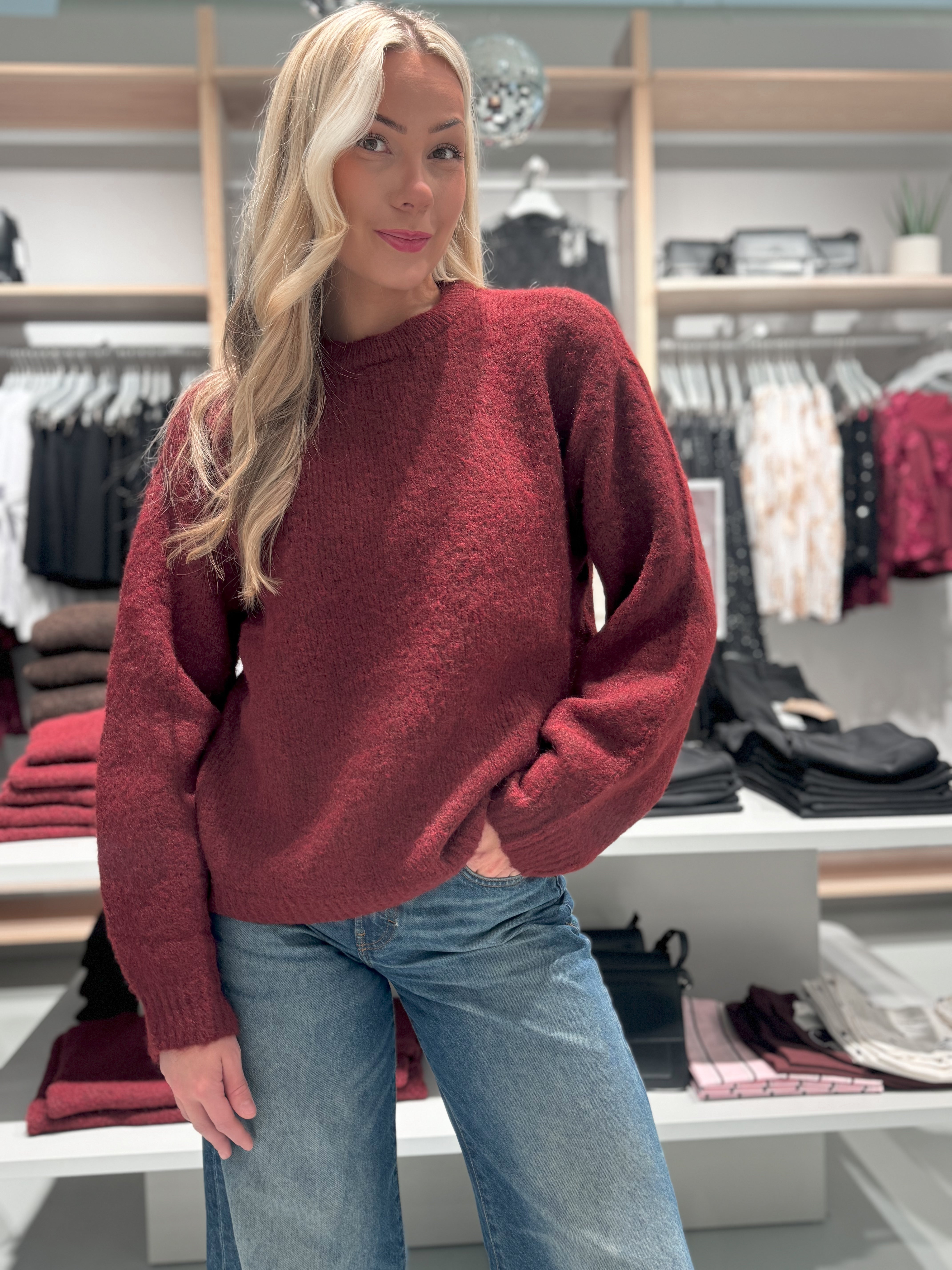 VMSORRENTO Pullover - Tawny Port