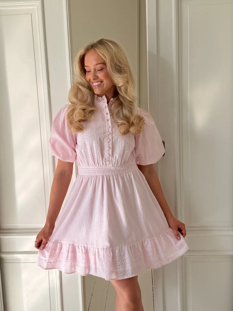 AWCLOVER Short Dress - Pink-A-Boo