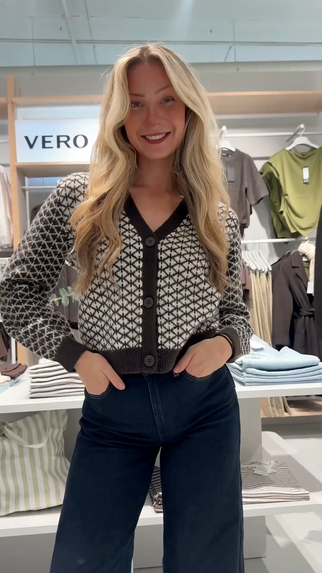 VMLOVE Knitted Cardigan - Chocolate Torte