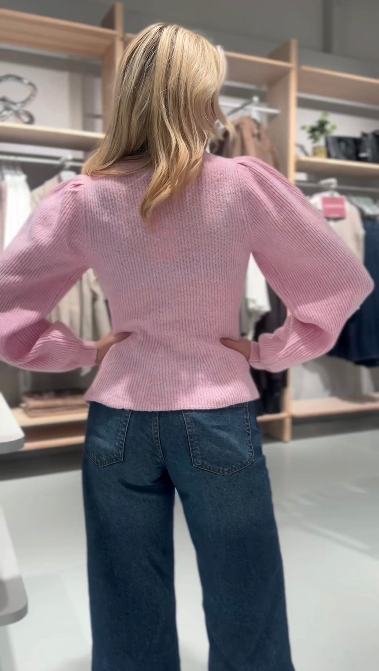 PCSILLY Knit Cardigan - Roseate Spoonbill