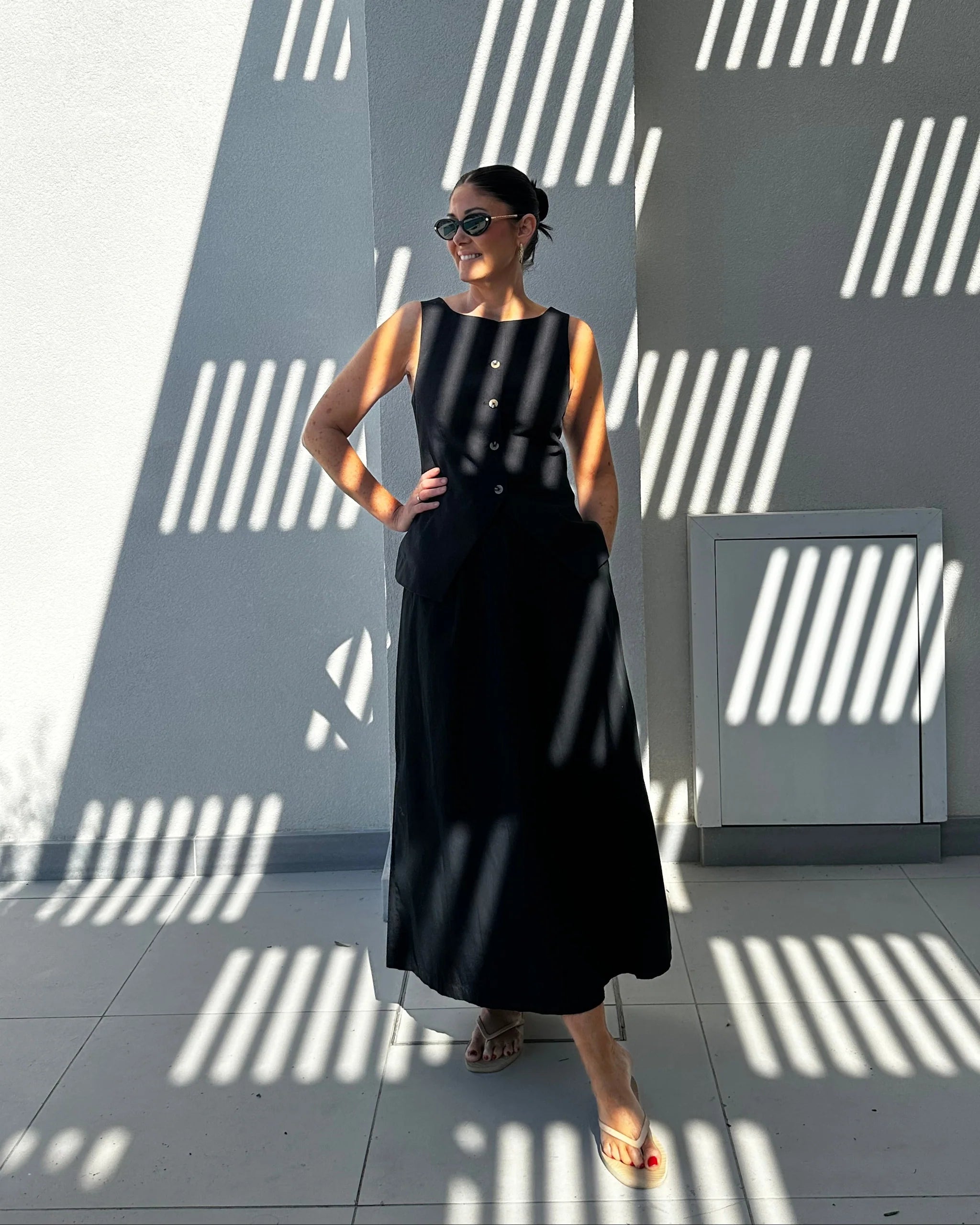 VMFRIBA Long Skirt - Black