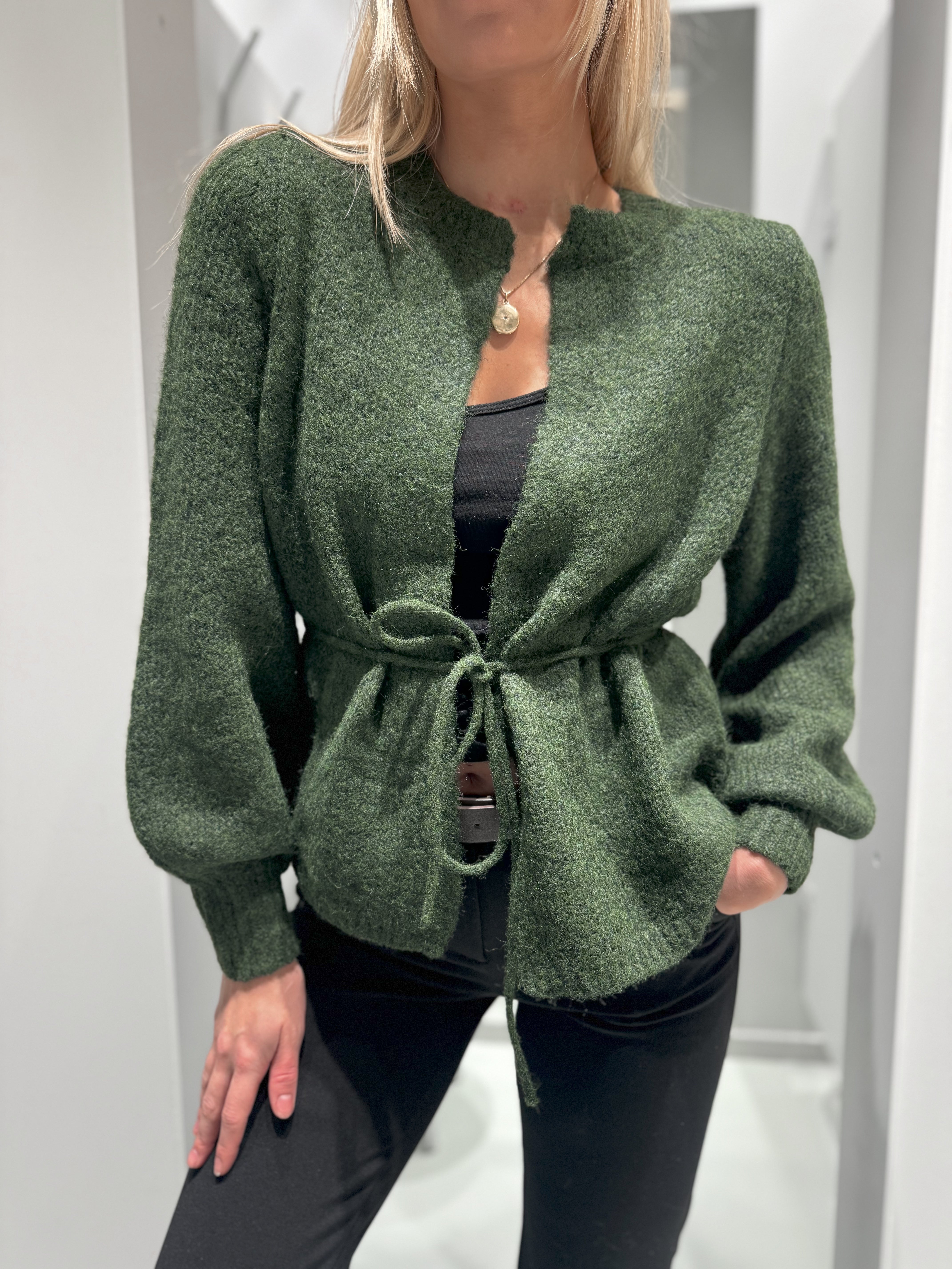 VMAGNES Knit Cardigan - Rifle Green