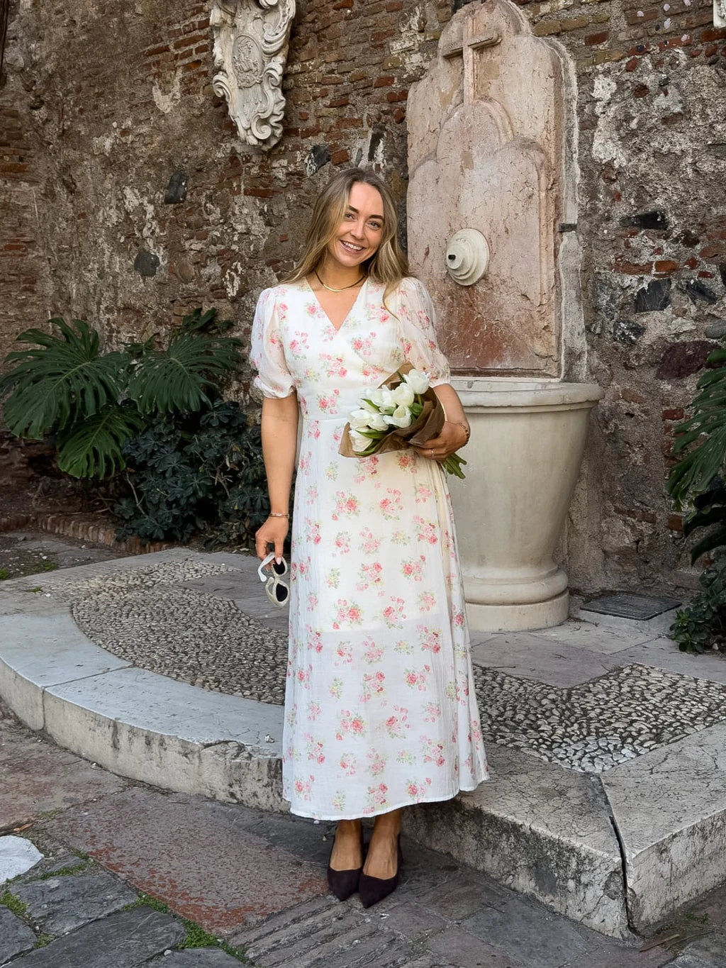 VMBELLA Midi Dress - Birch