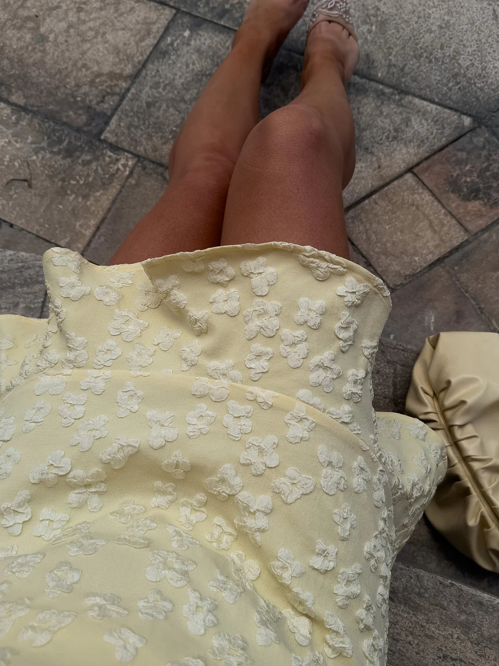 VMFIA Short Dress - Pastel Yellow