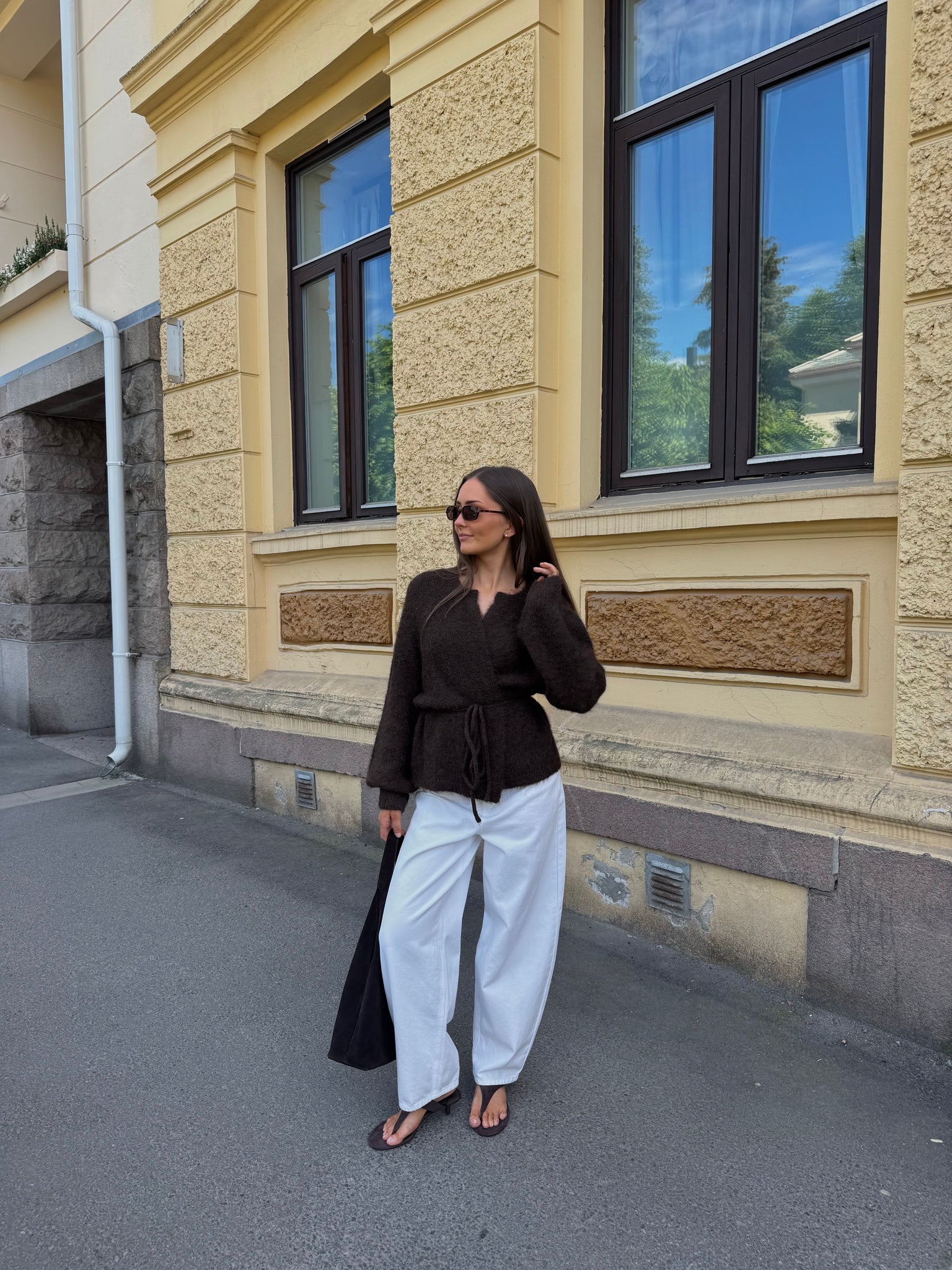 VMBERRY Knitted Cardigan - Chocolate Torte