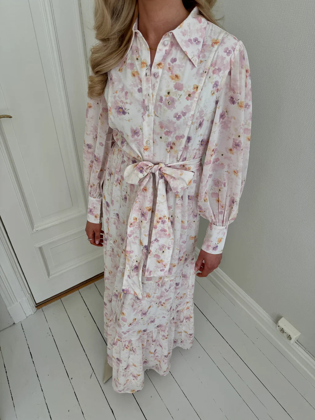AWTALIHA Long Dress - Birch