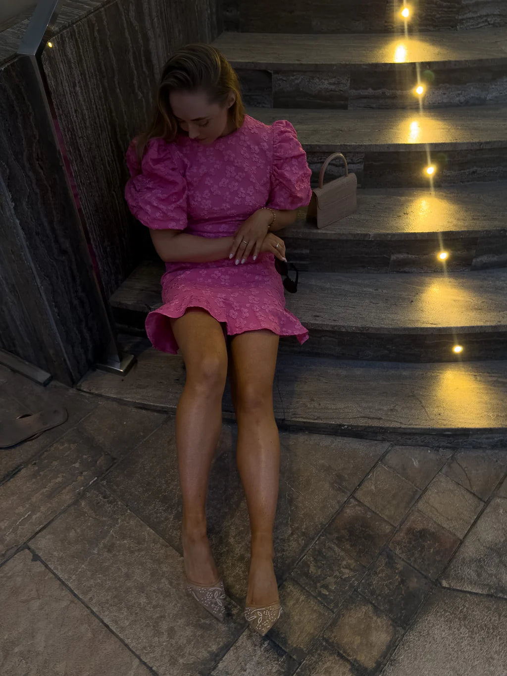 VMFIA Short Dress - Pink Cosmos