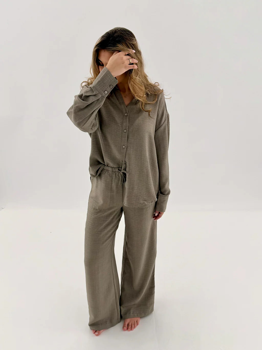 VMMELANEY Trousers - Brindle