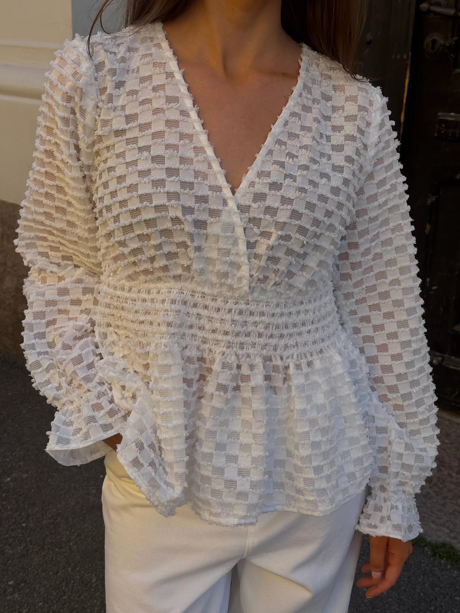 PCAIKA Top - Bright White