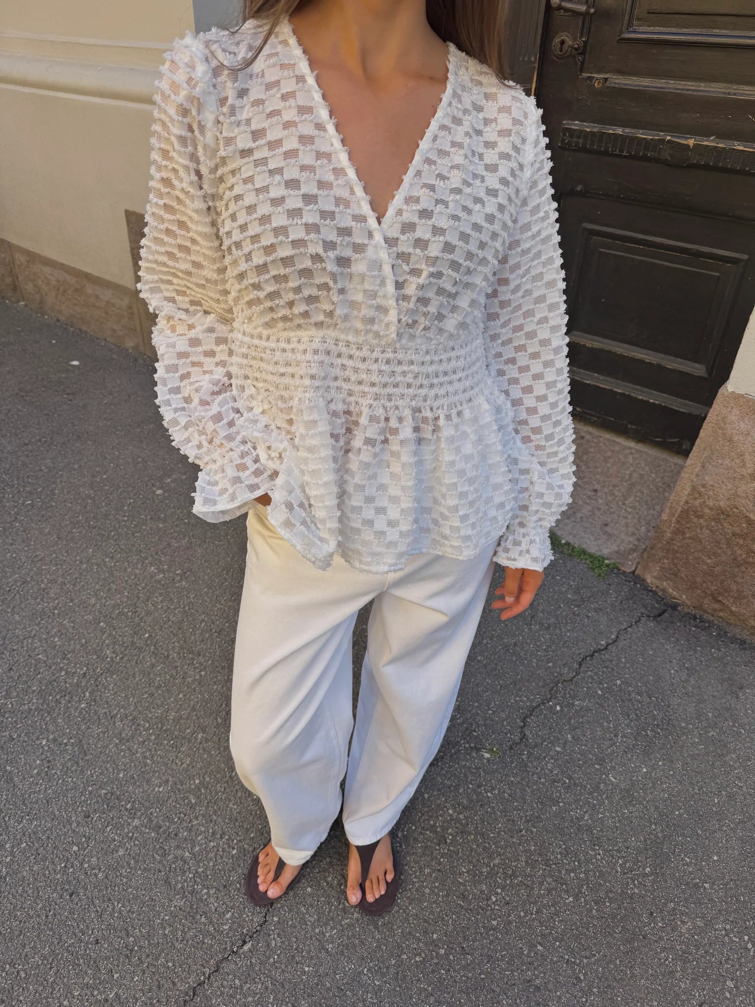 PCAIKA Top - Bright White
