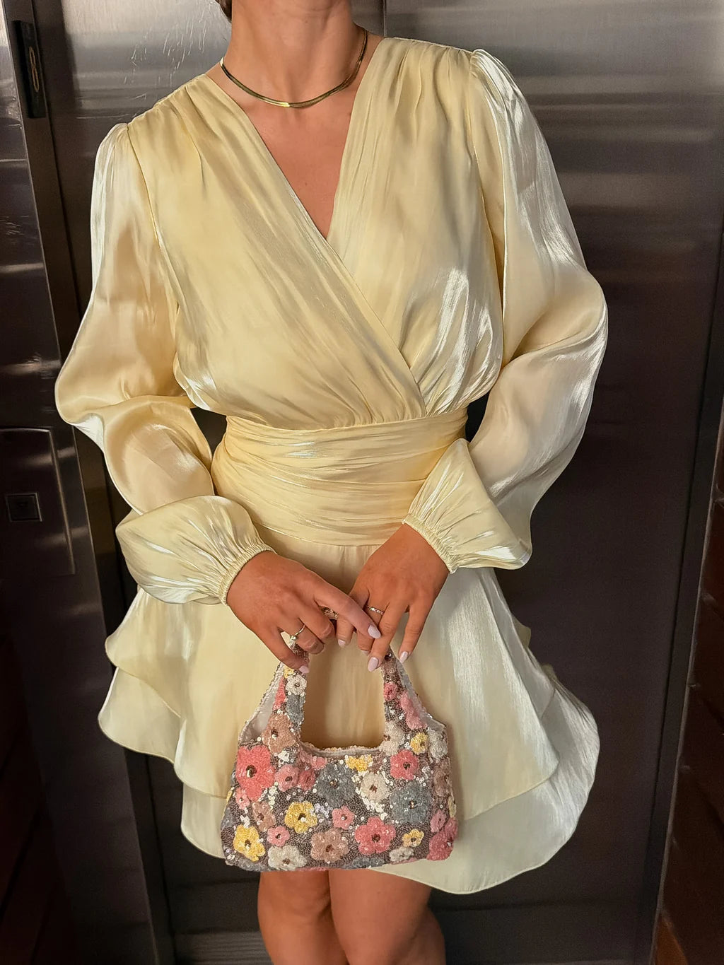 VMPOLLY Short Dress - French Vanilla