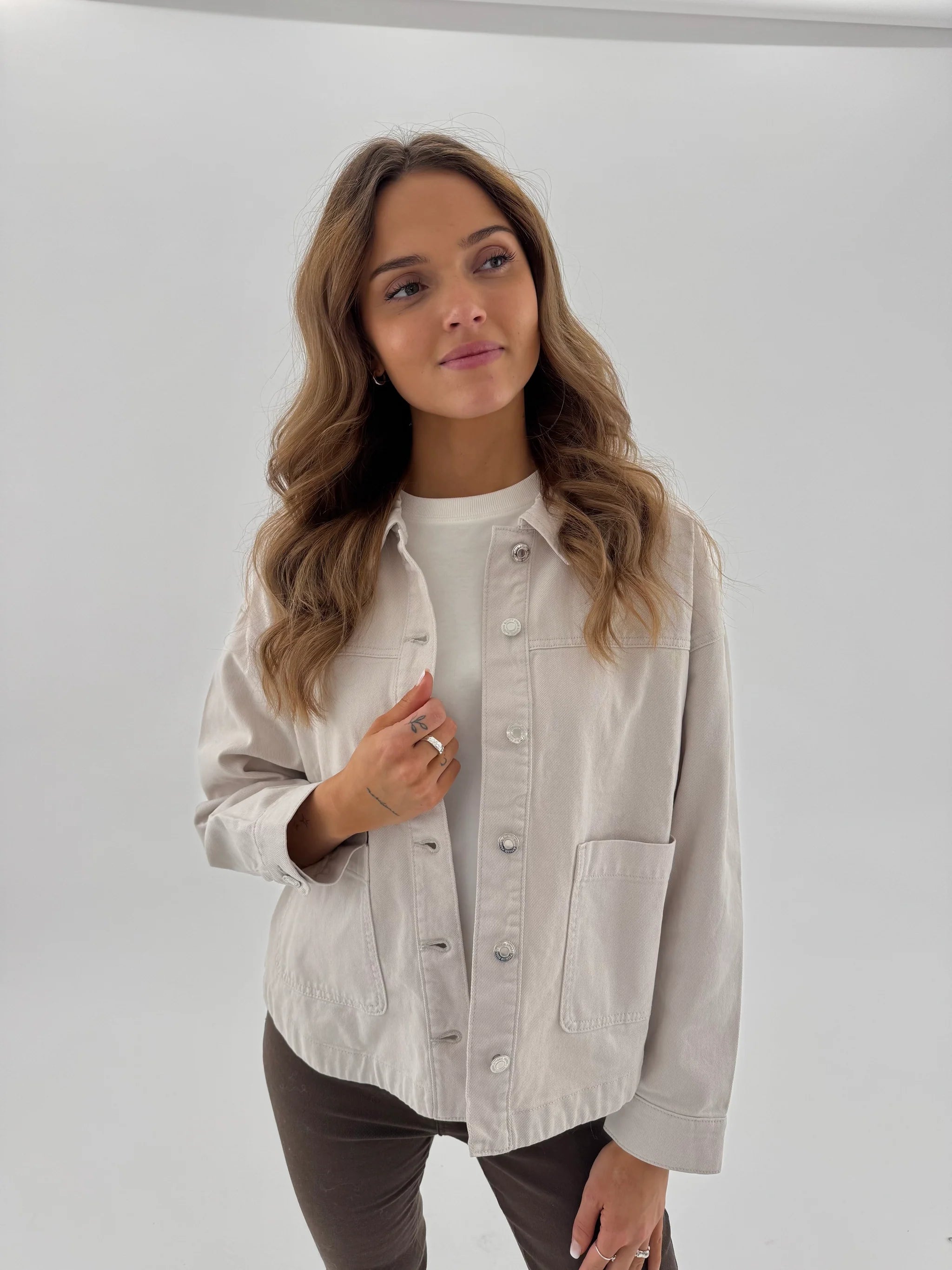 VMJAMIE Denim Jacket - Birch