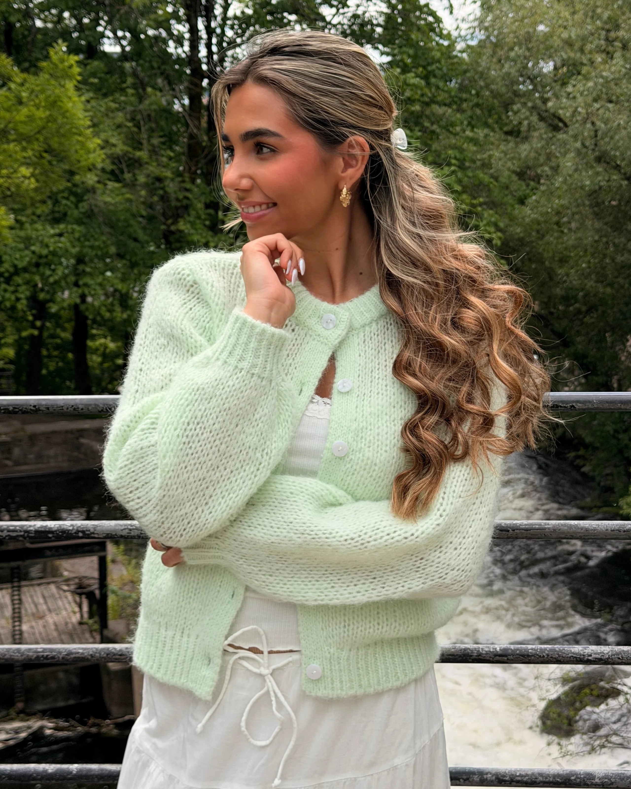 VMWILO Knitted Cardigan - Seacrest