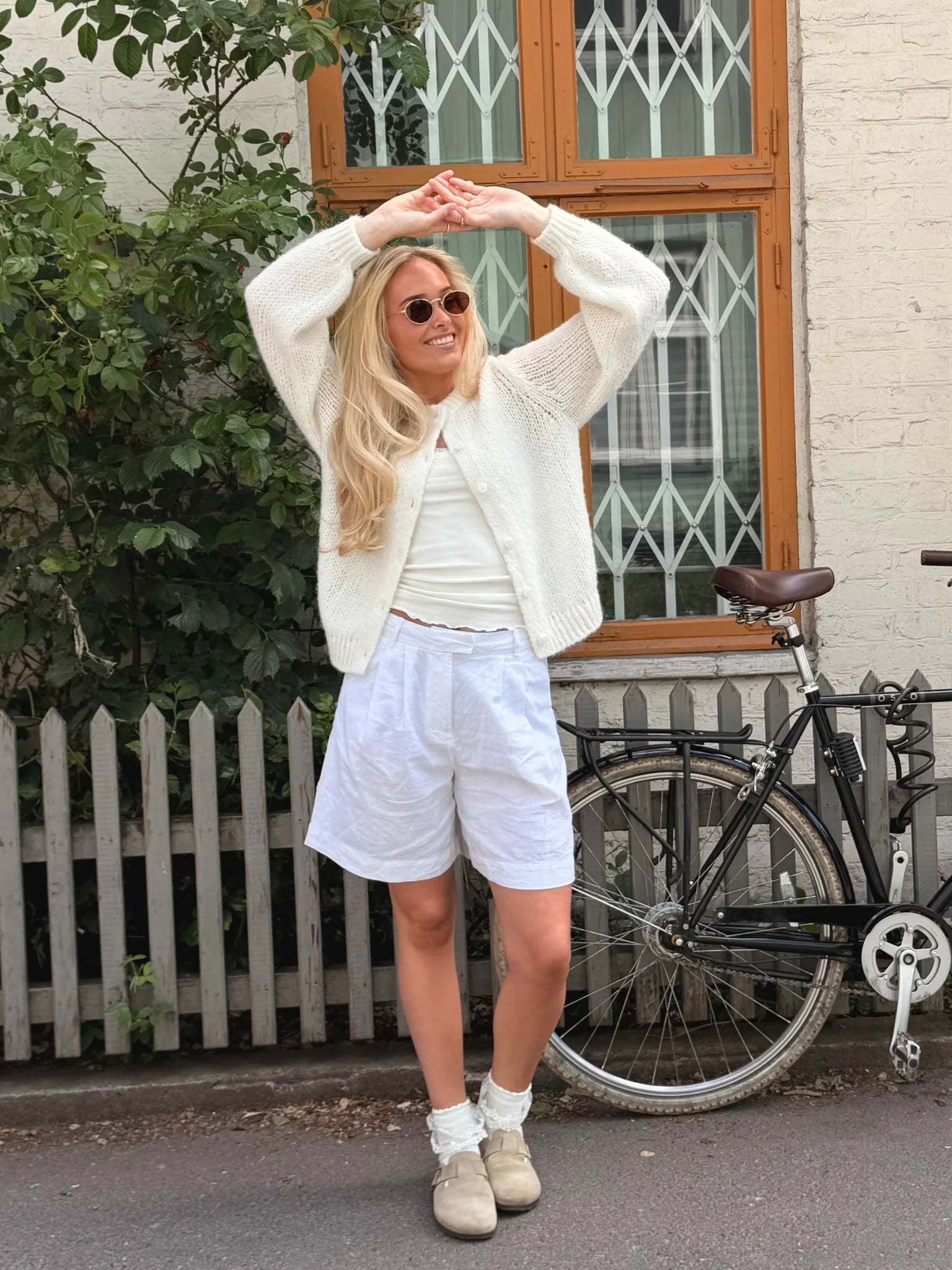 VMWILO Knitted Cardigan - Snow White
