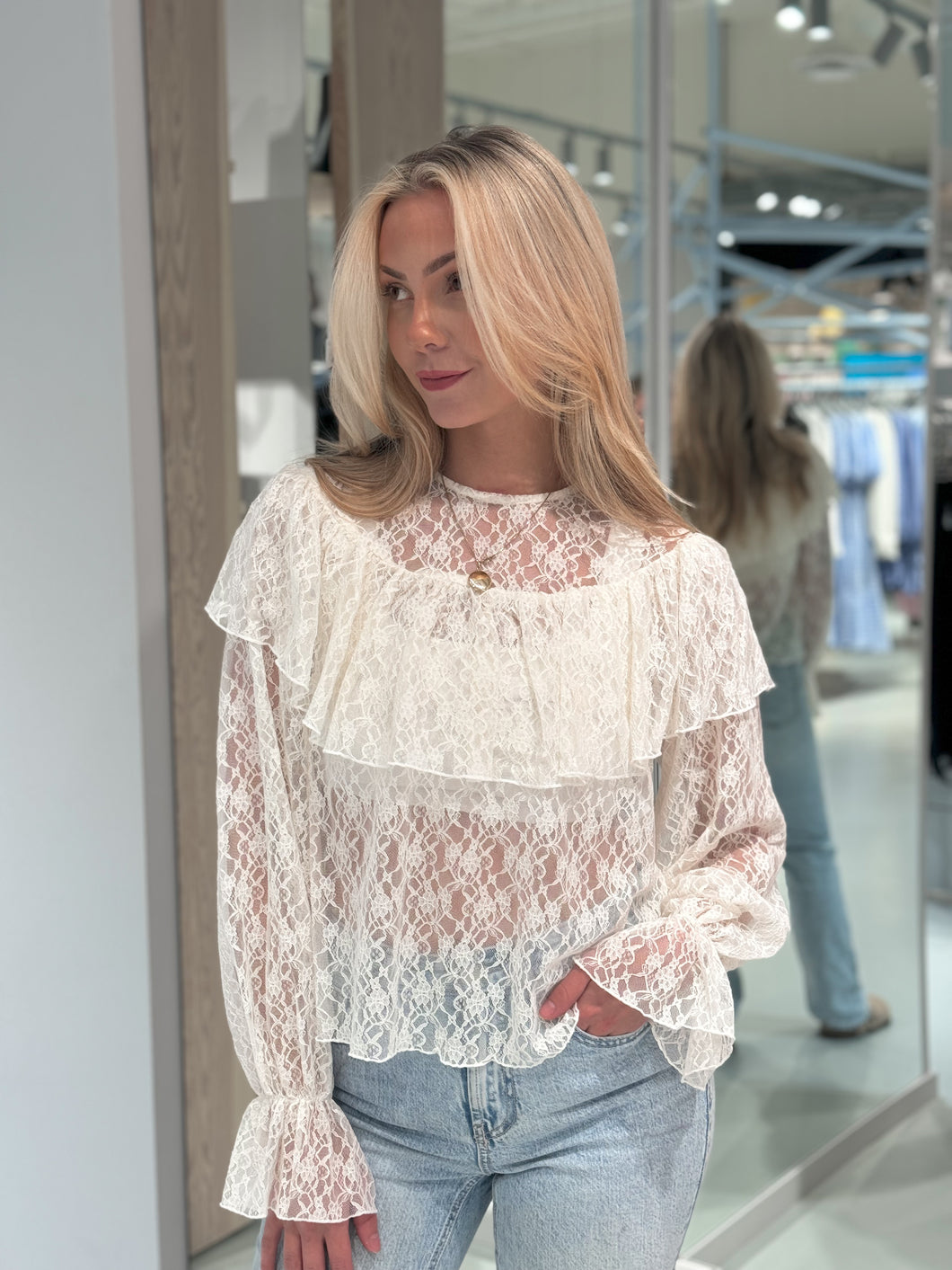 VMLOULOU Top - Cloud Dancer