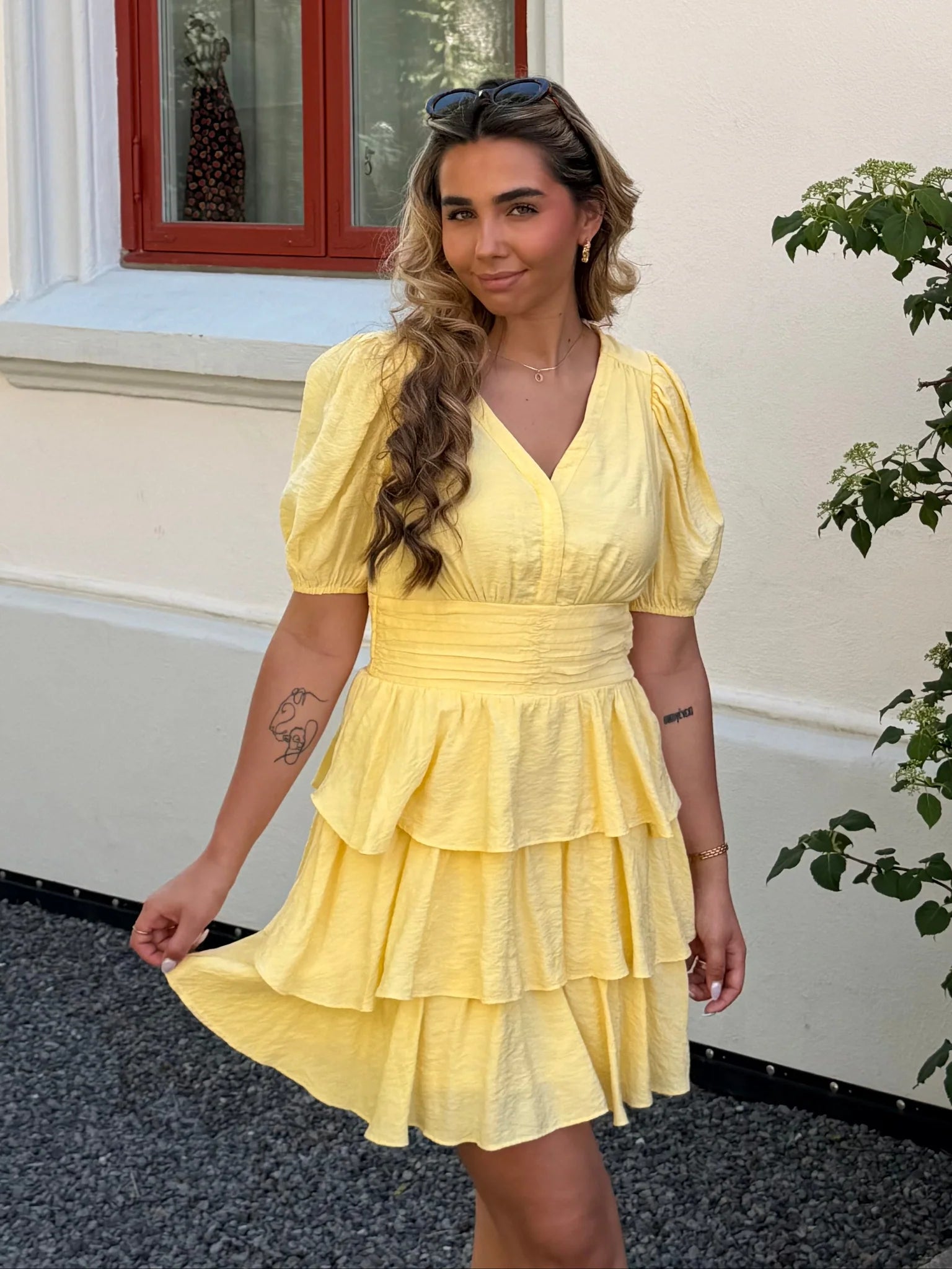 VMLISE Short Dress - Golden Haze