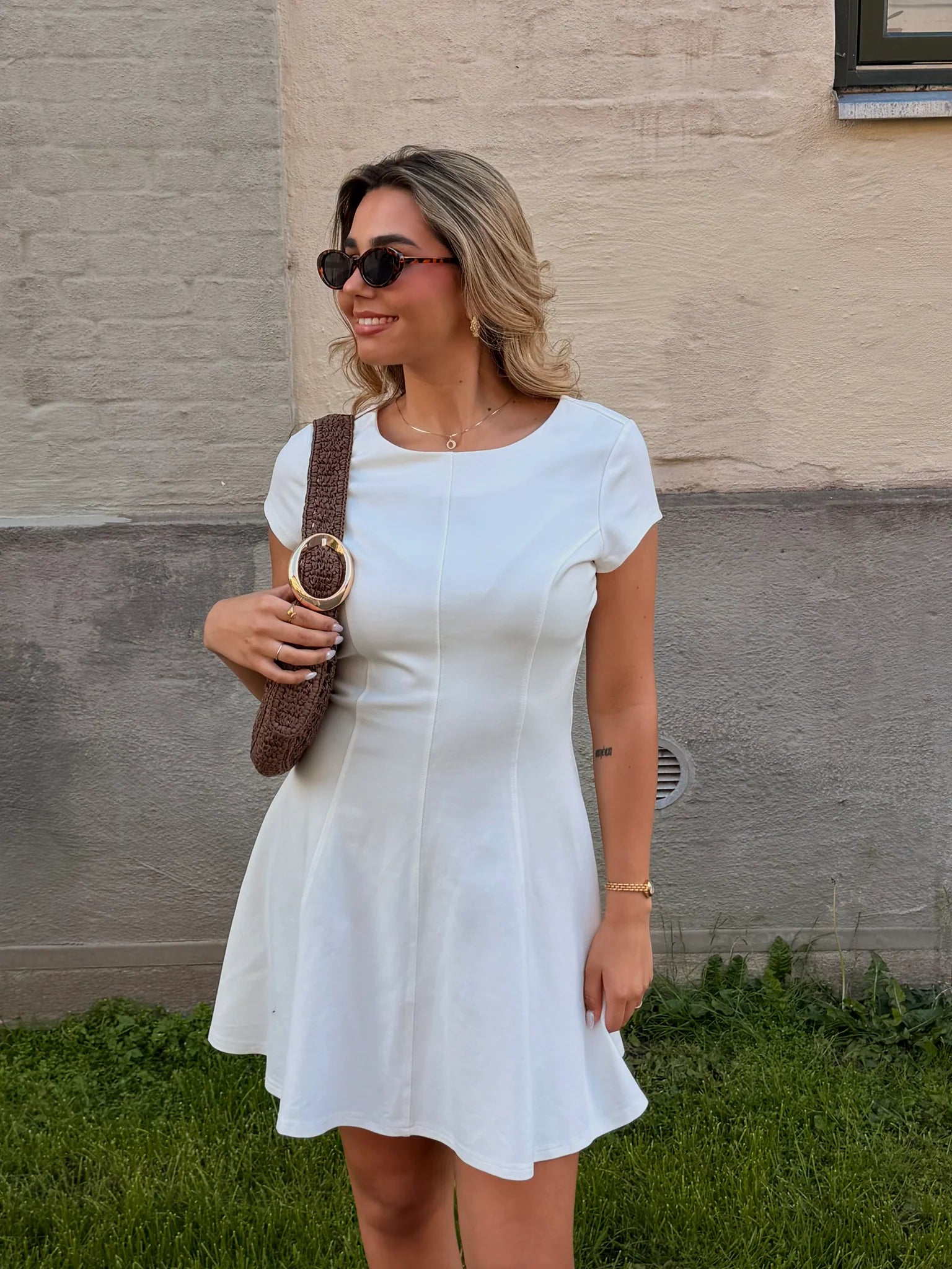 VMJAZLYN Short Dress - Snow White