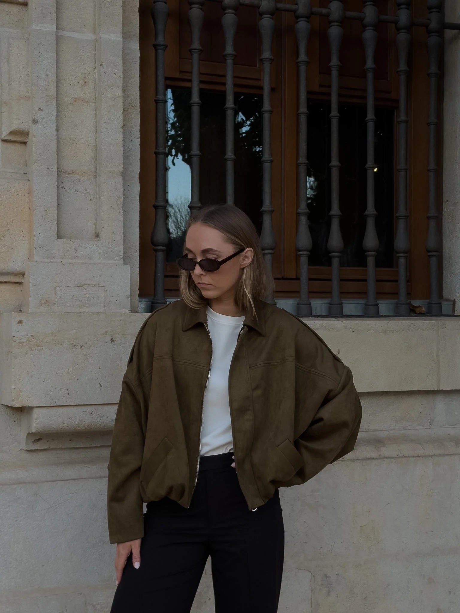 VMHAZEL Otw Bomber - Military Olive