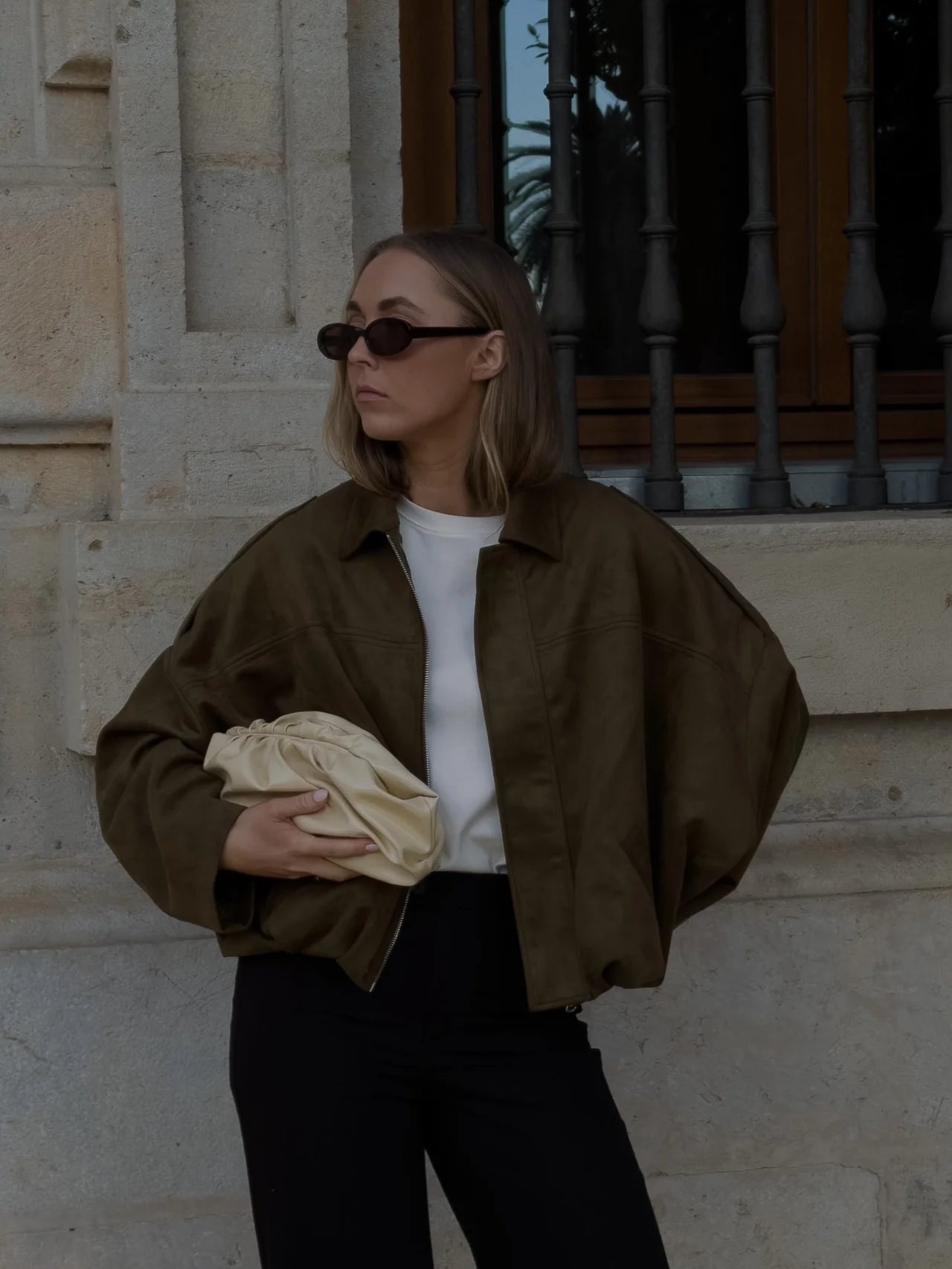 VMHAZEL Otw Bomber - Military Olive