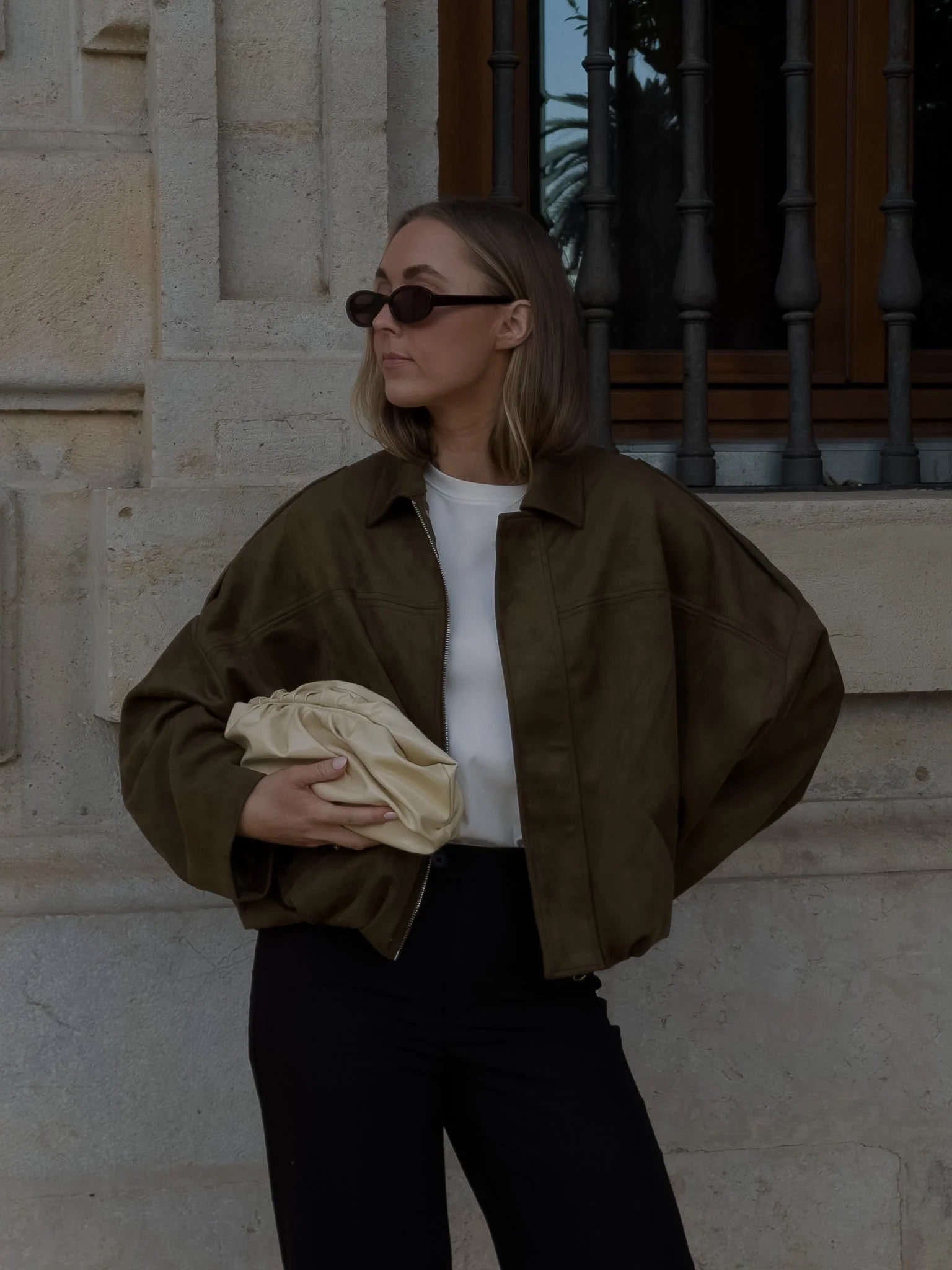 VMHAZEL Otw Bomber - Military Olive