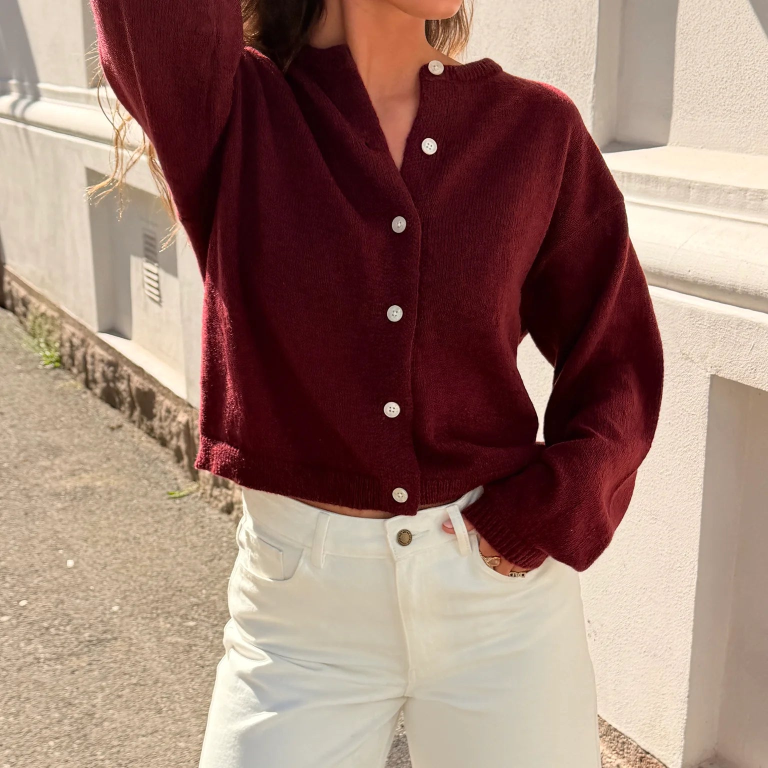 PCIDA Knitted Cardigan - Winetasting