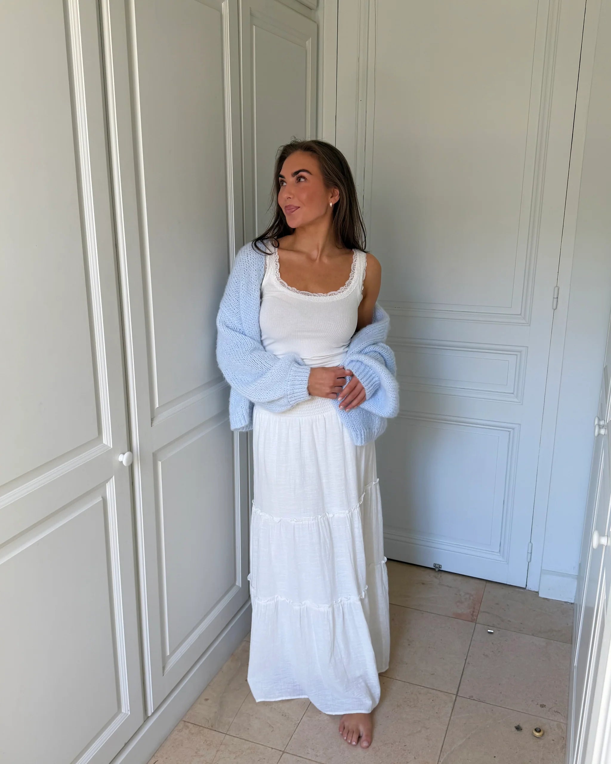 VMKEELEY Long Skirt - Snow White