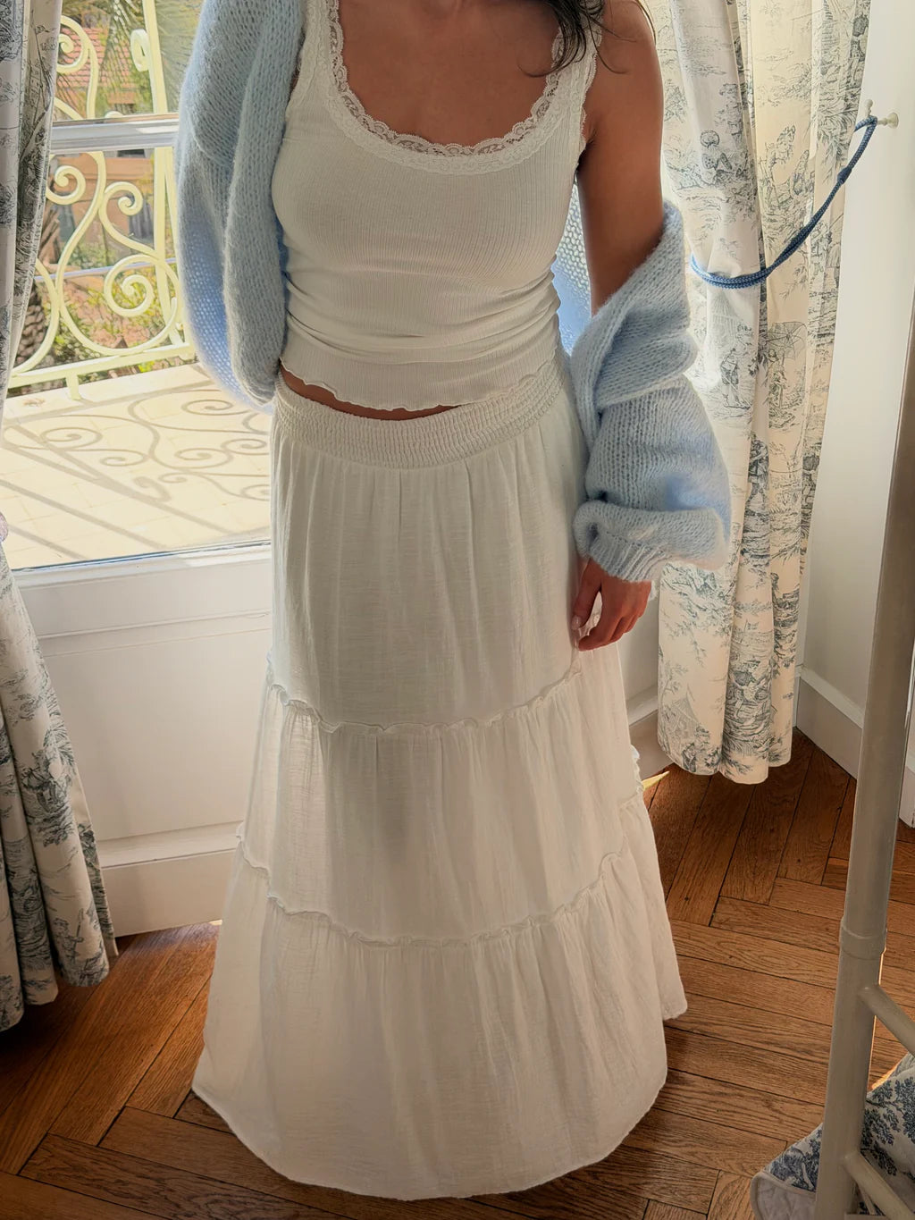 VMKEELEY Long Skirt - Snow White