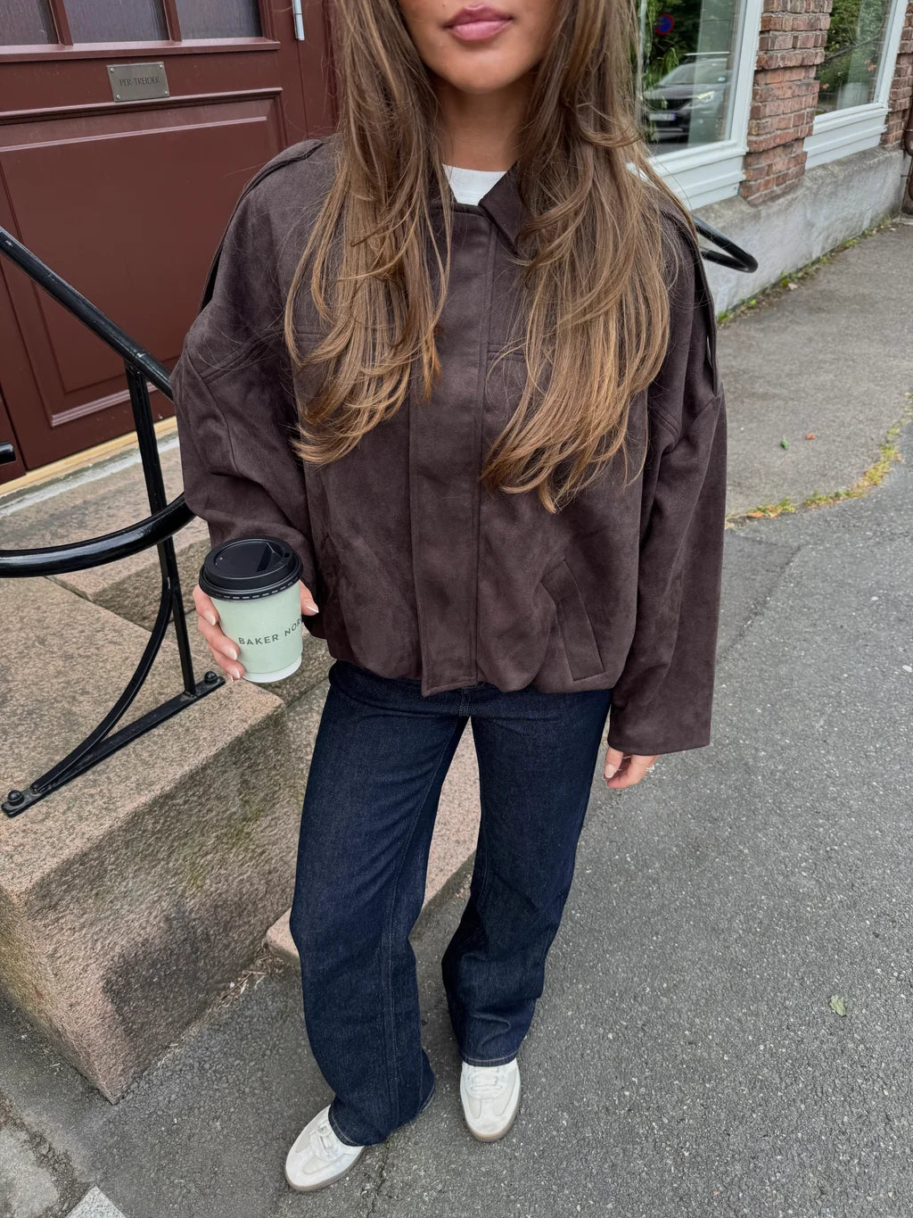 VMHAZEL Bomber Jacket - Seal Brown