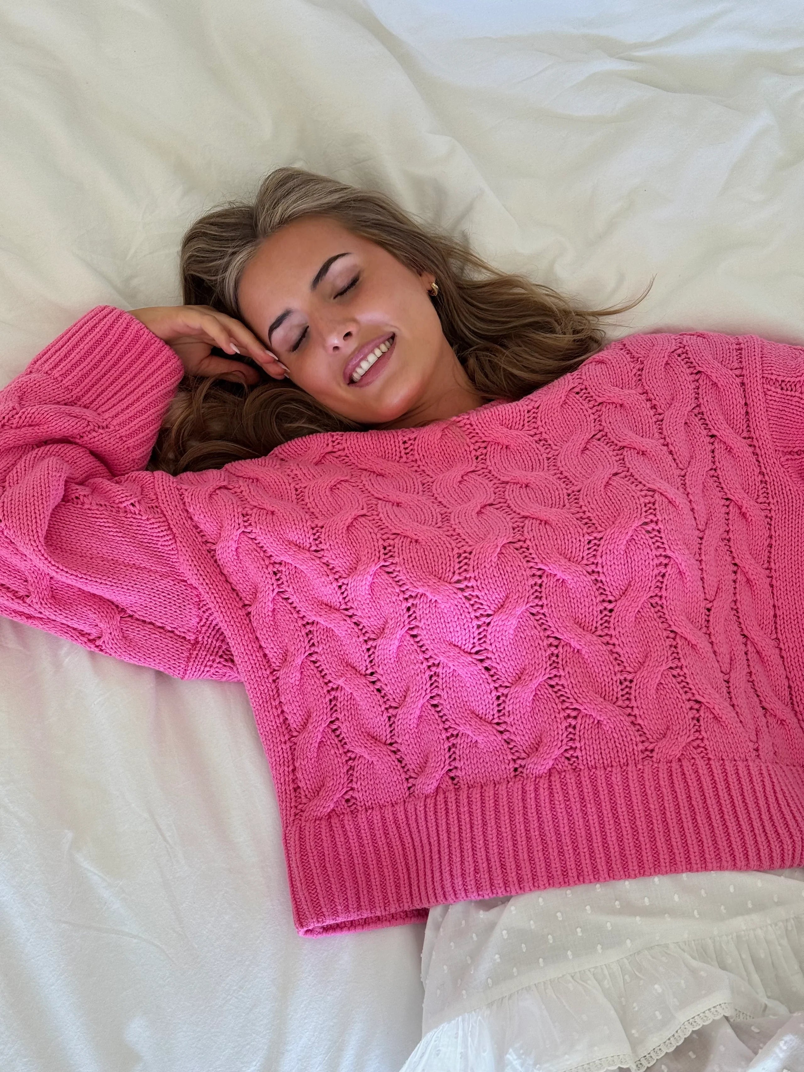 VMSVEA Pullover - Pink Cosmos