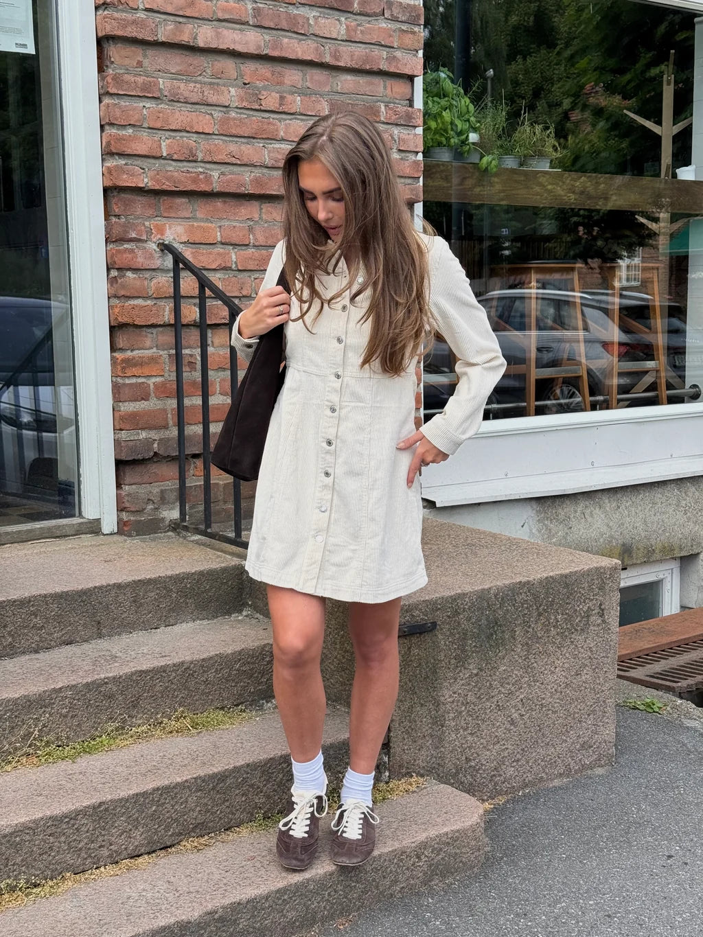 VMDAISY Short Dress - Oatmeal