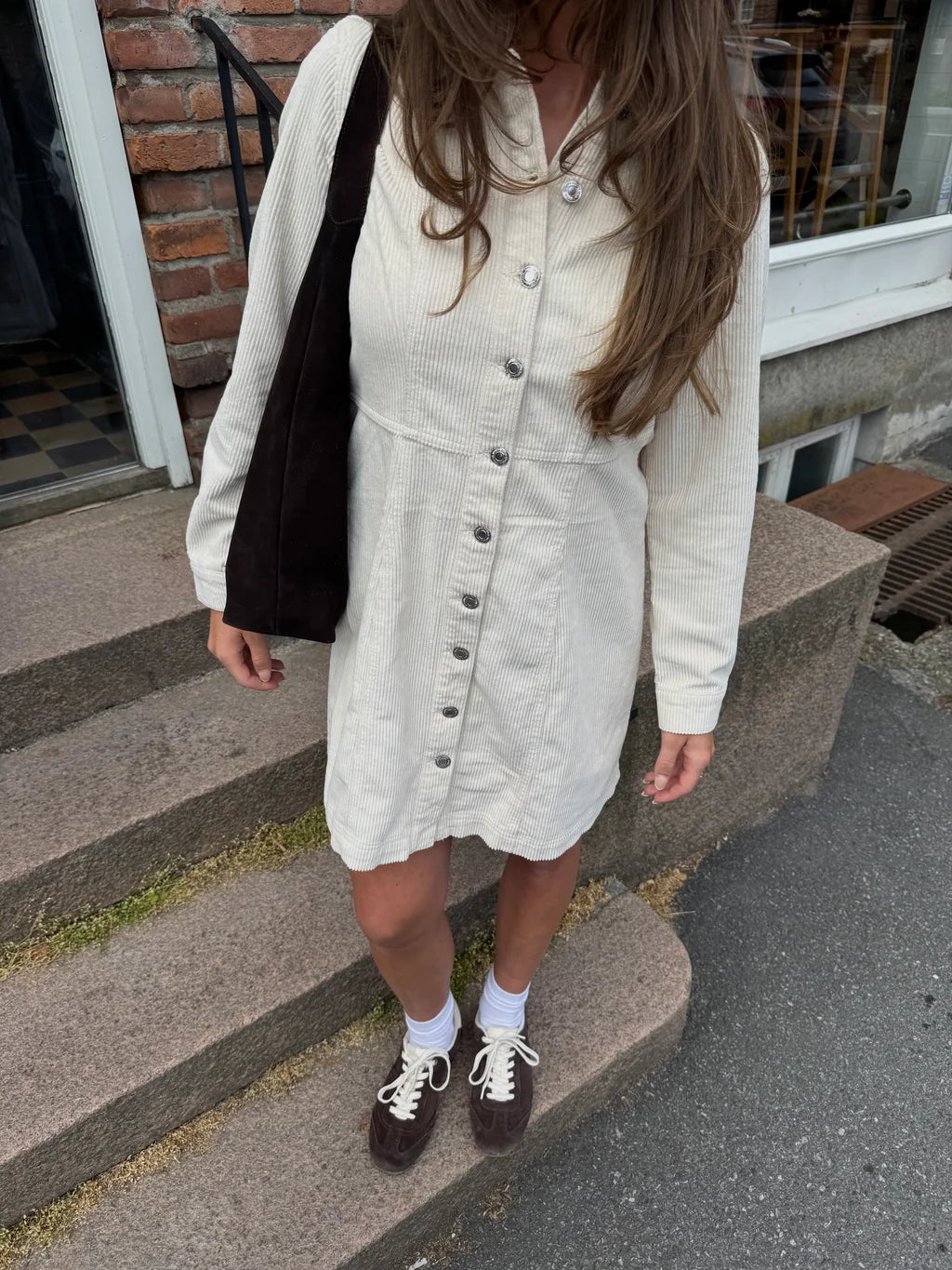 VMDAISY Short Dress - Oatmeal