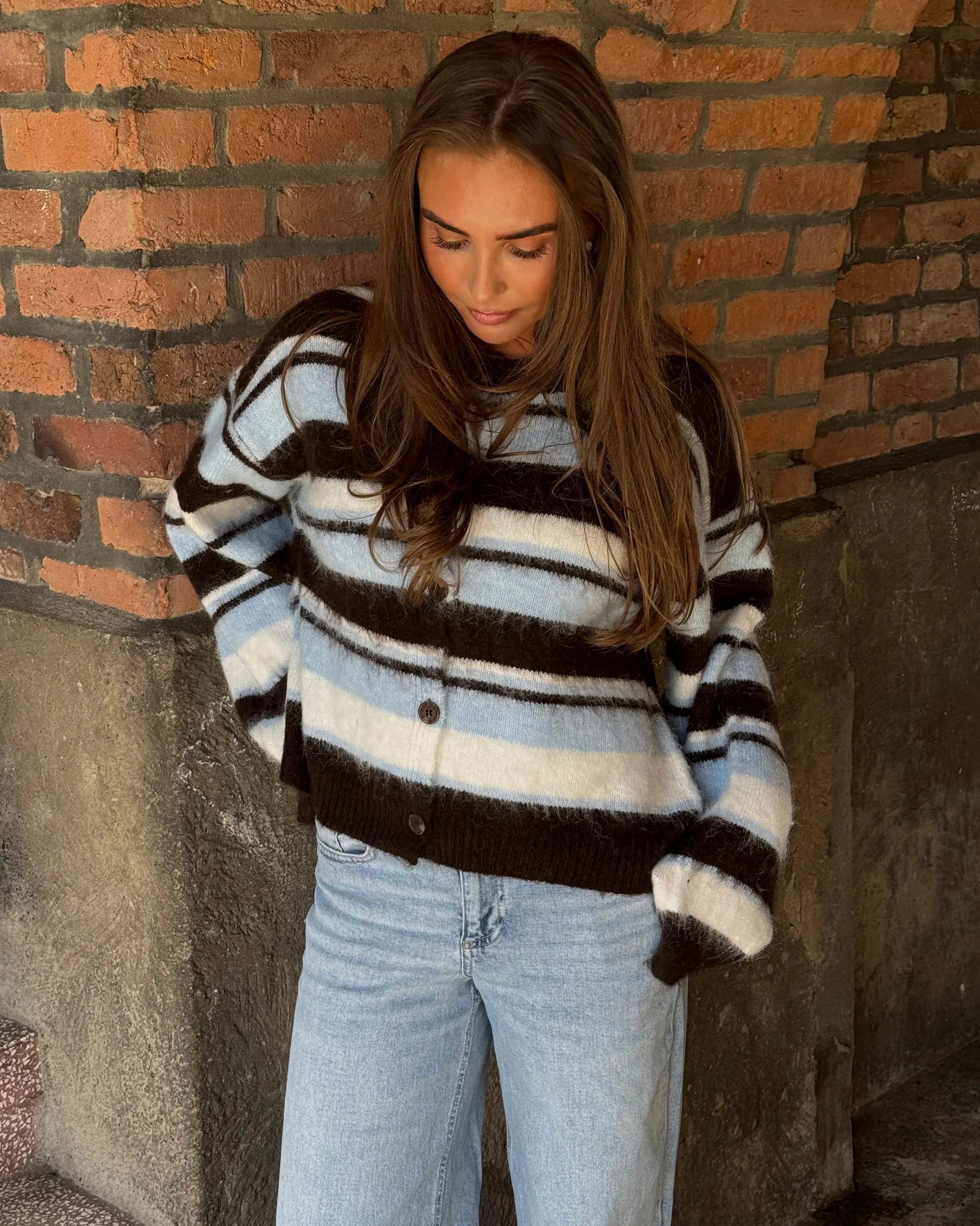 PCADA Knitted Cardigan - Hot Fudge
