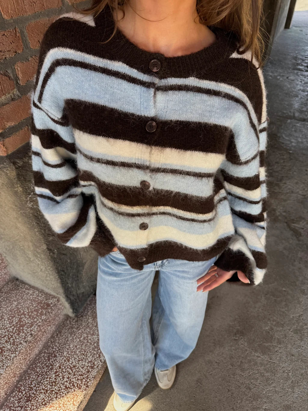 PCADA Knitted Cardigan - Hot Fudge