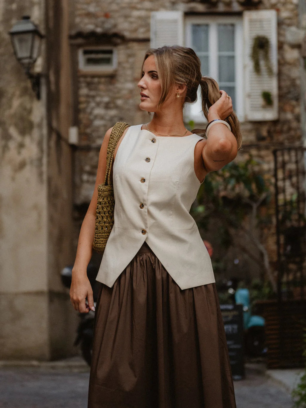 VMPAM Tailored Waistcoat - Pumice Stone