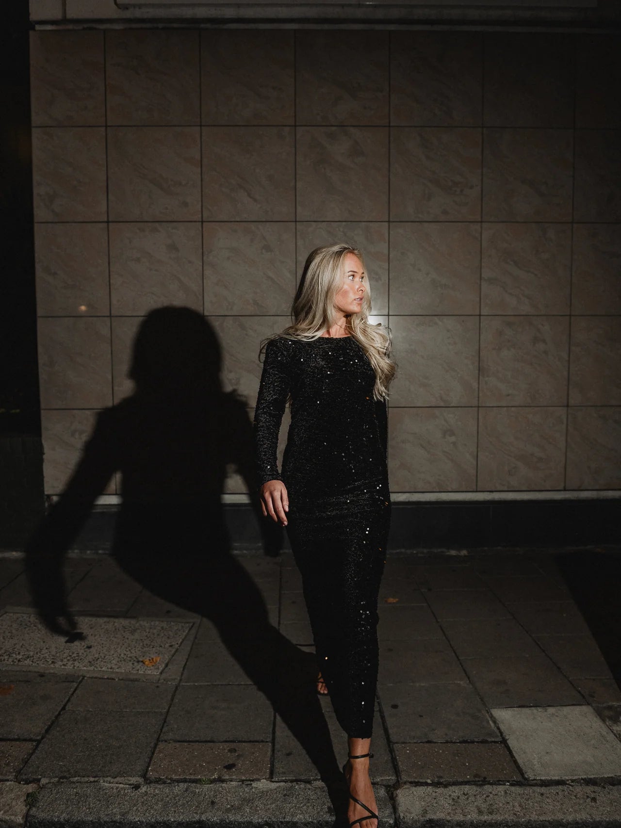 PCKAM Long Dress - Black