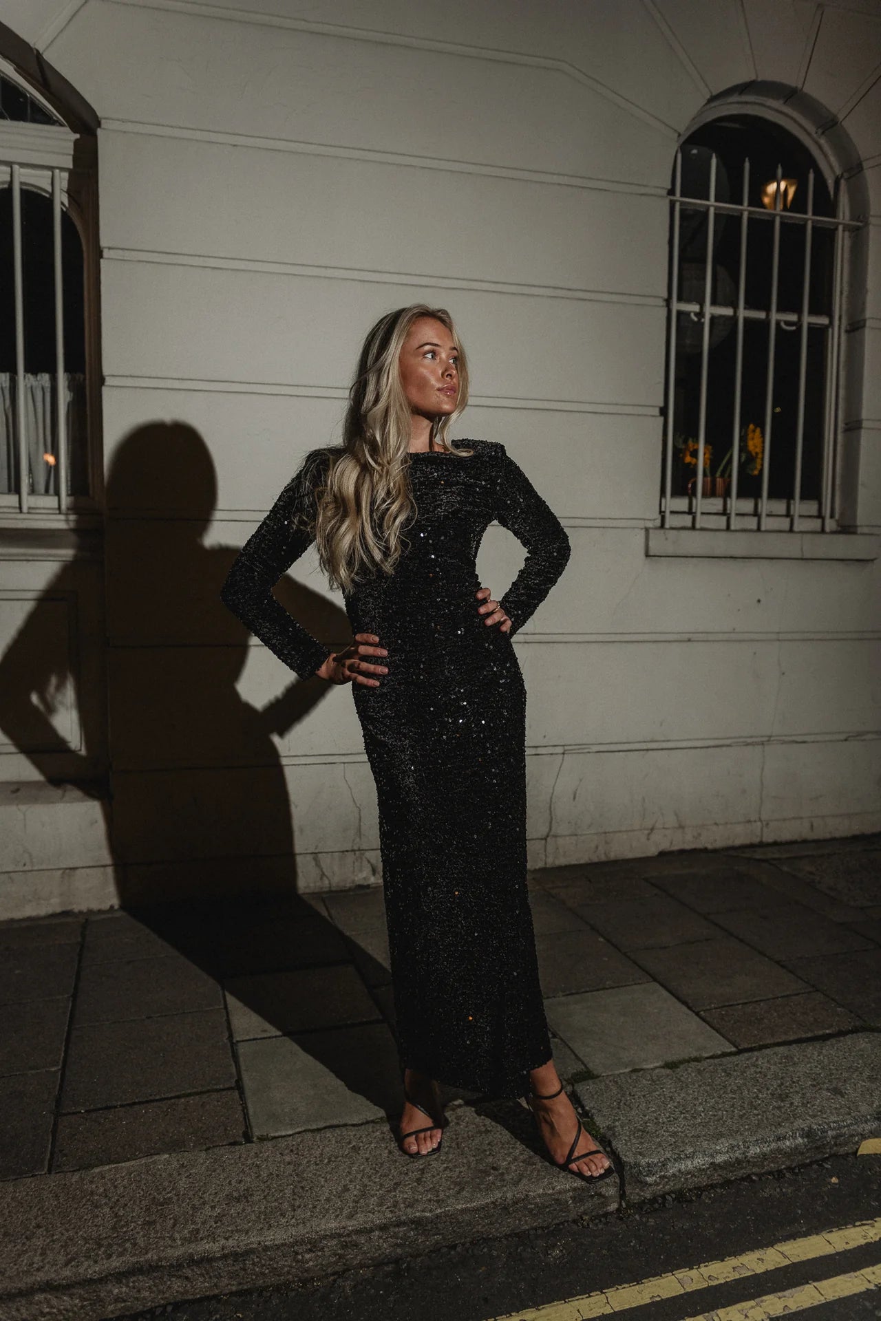 PCKAM Long Dress - Black