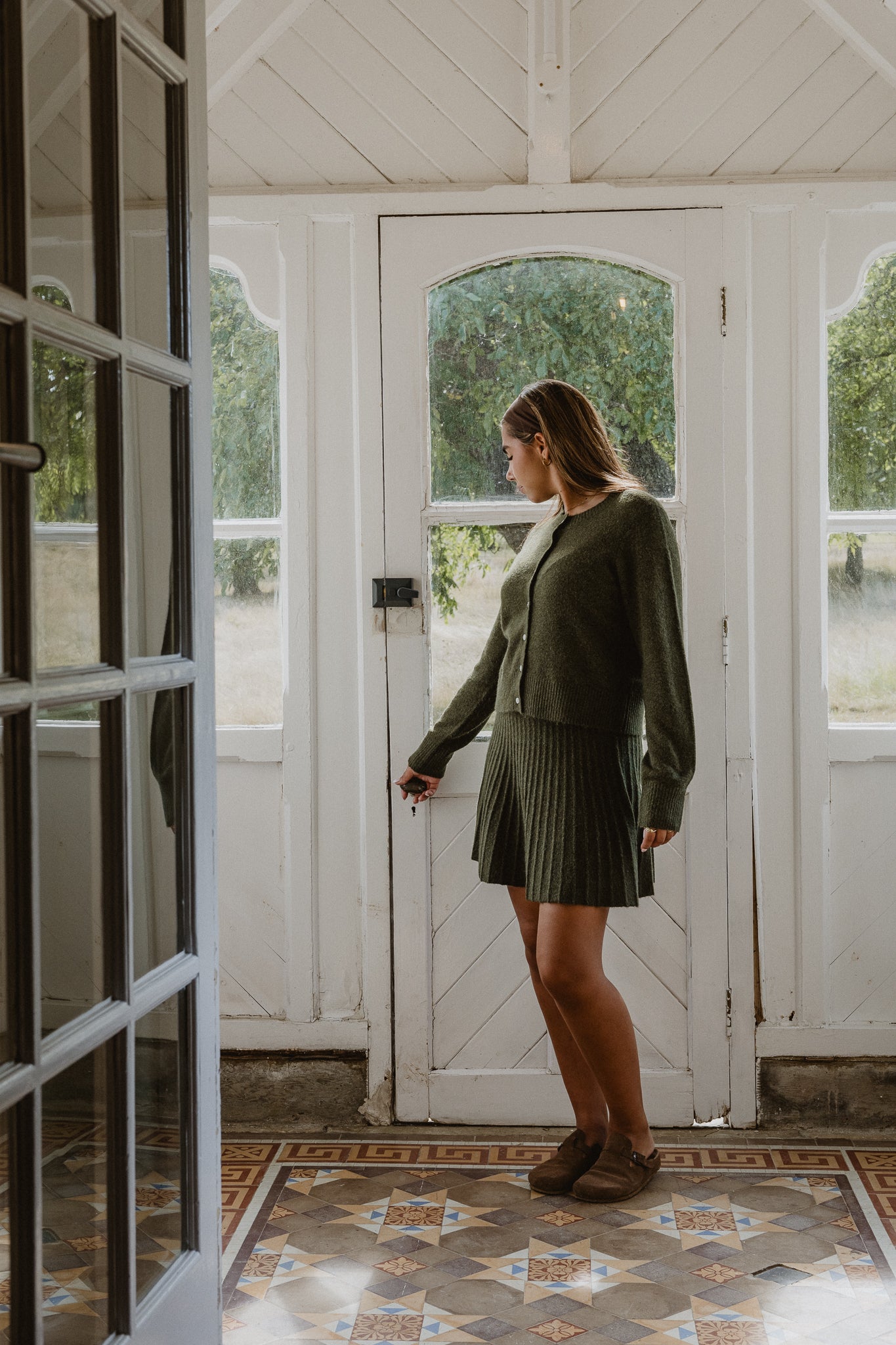VMMACY Short Skirt - Grape Leaf