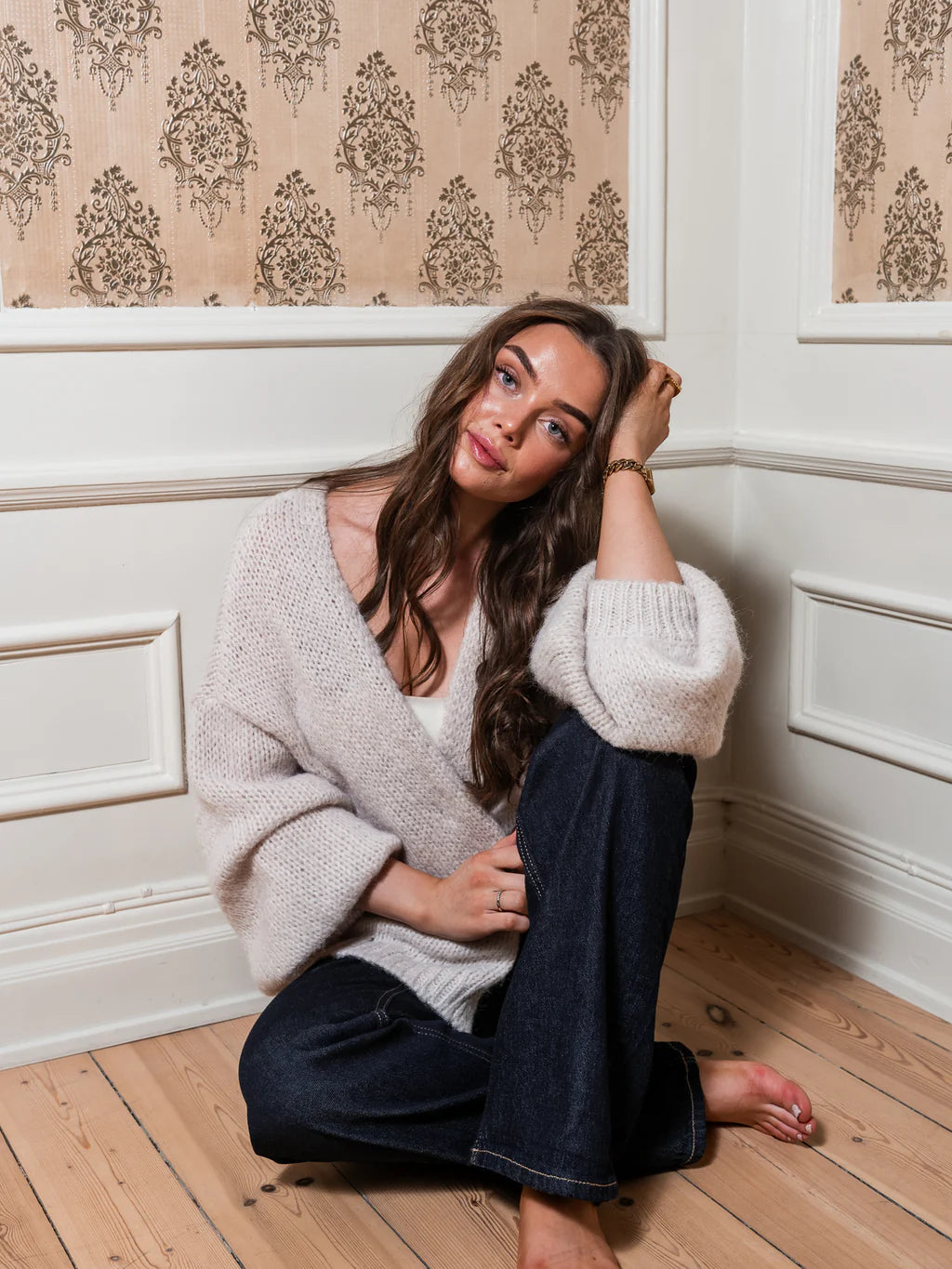 VMMAYBE Knit Cardigan - Birch