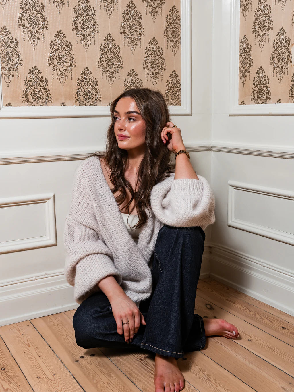 VMMAYBE Knit Cardigan - Birch