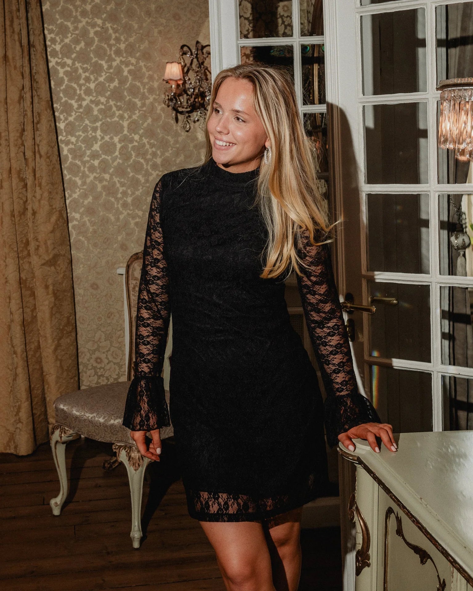 VMLILIAN Short Dress - Black