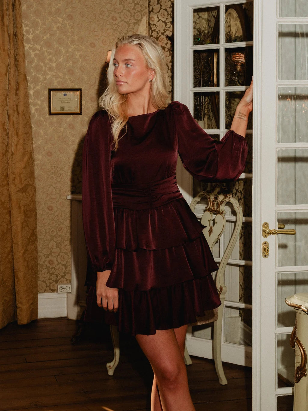VMEMILY Short Dress - Fig