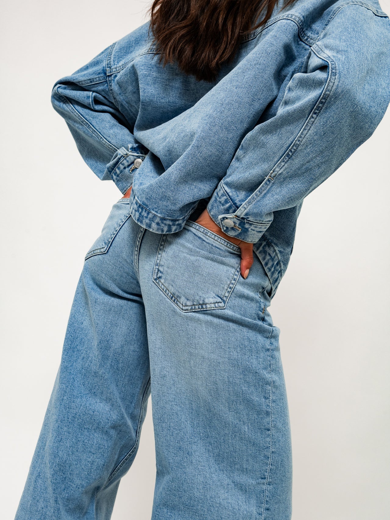 VMSANDIE-STRETCH Jeans - Light Blue Denim