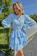 Last inn bildet i Galleri-visningsprogrammet, VMLISE Short Dress - Cashmere Blue
