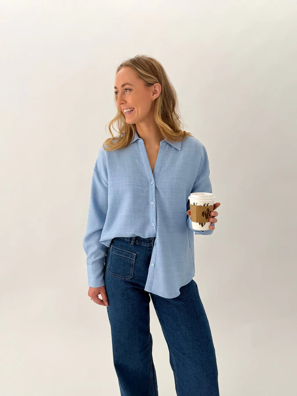 VMMELANEY Shirt - Chambray Blue