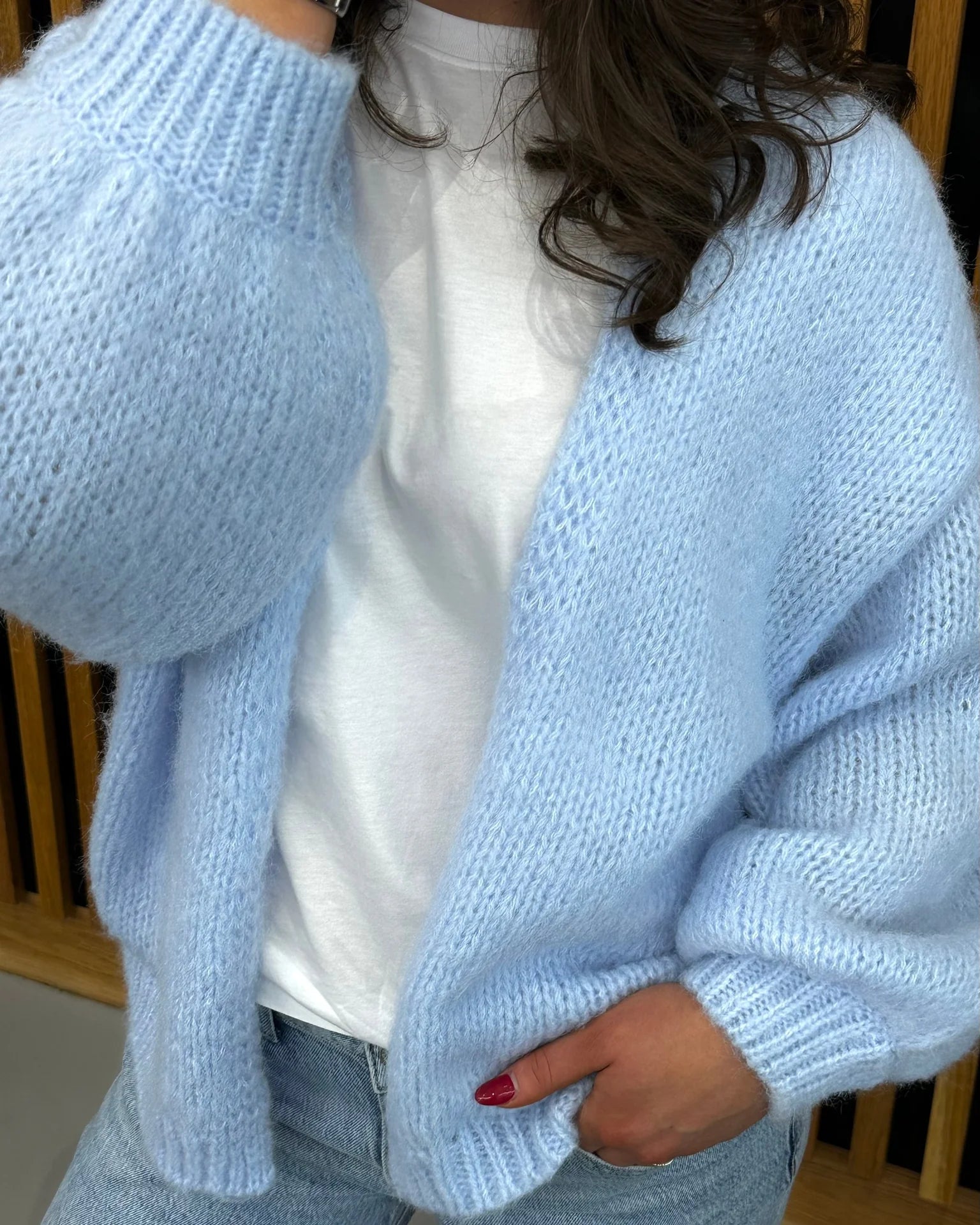 VMMAYBE Knit Cardigan - Cashmere Blue