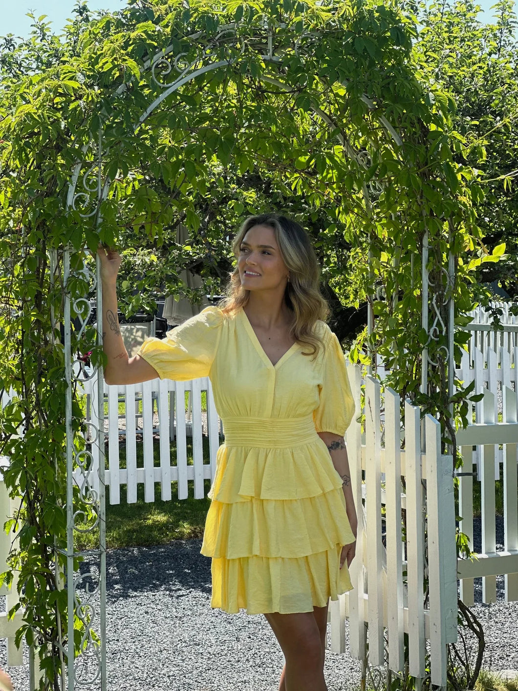 VMLISE Short Dress - Golden Haze